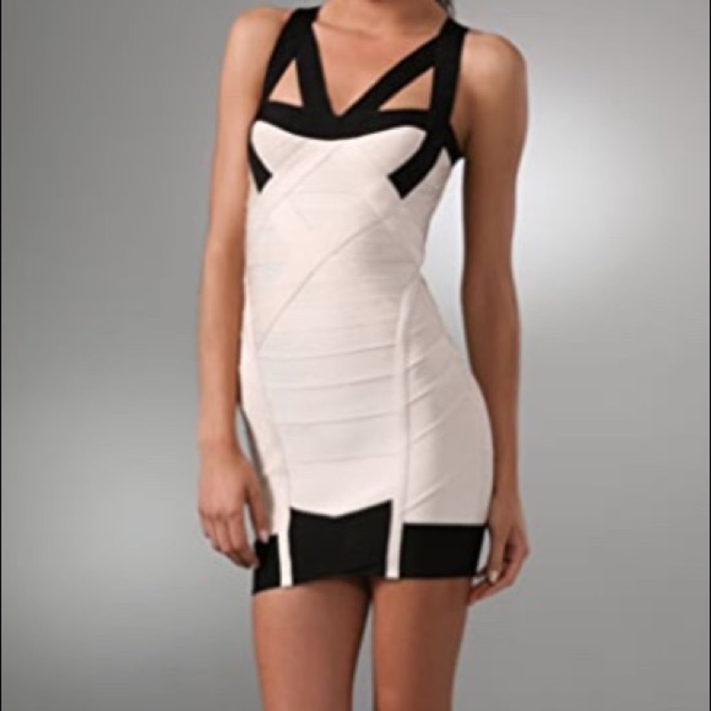 Herve Leger classic cocktail dress XS